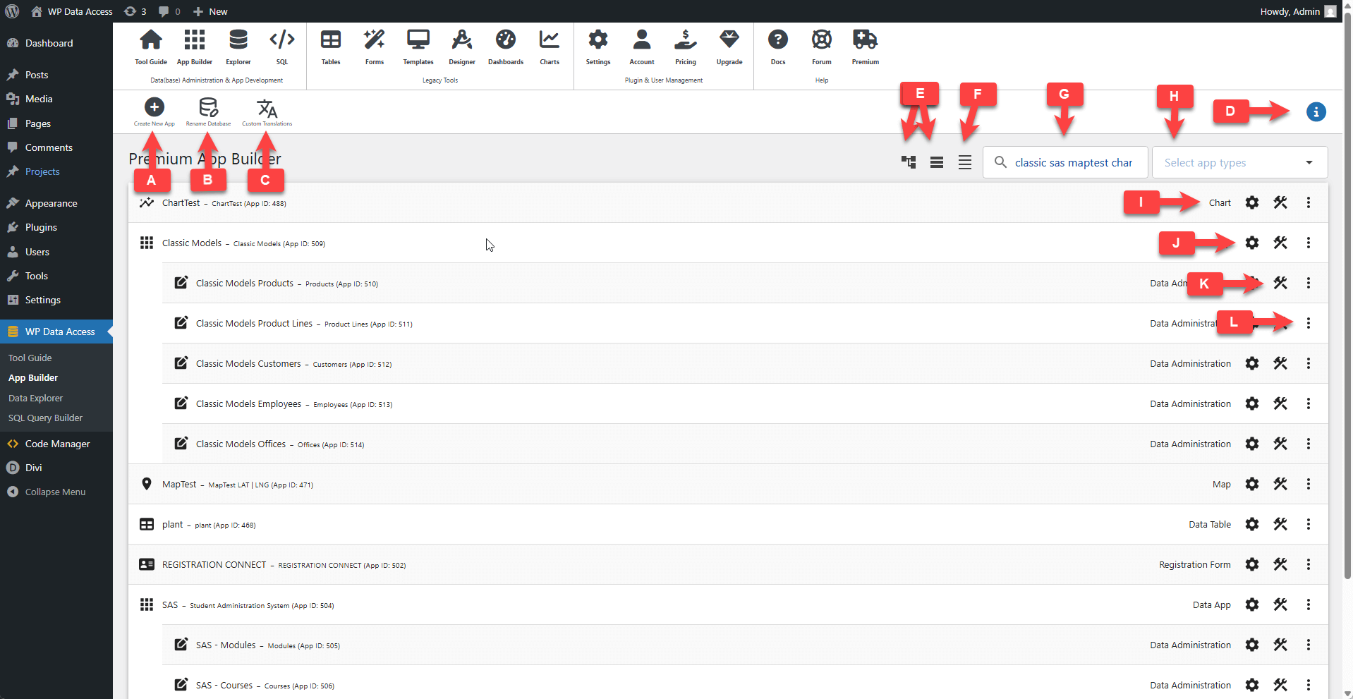 App Builder Dashboard