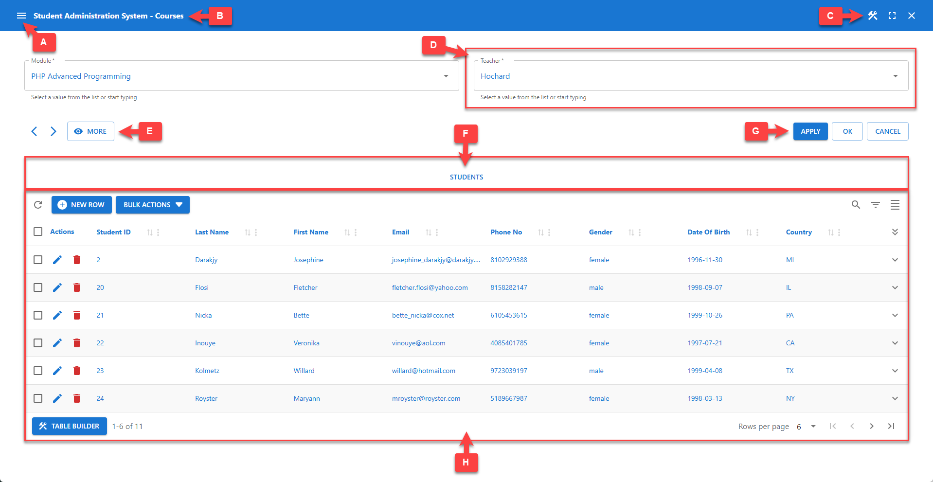 The Form Builder icon is available on the toolbar.